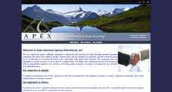 Desktop Screenshot of apexinsuranceinc.com