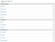 Tablet Screenshot of apexinsuranceinc.com